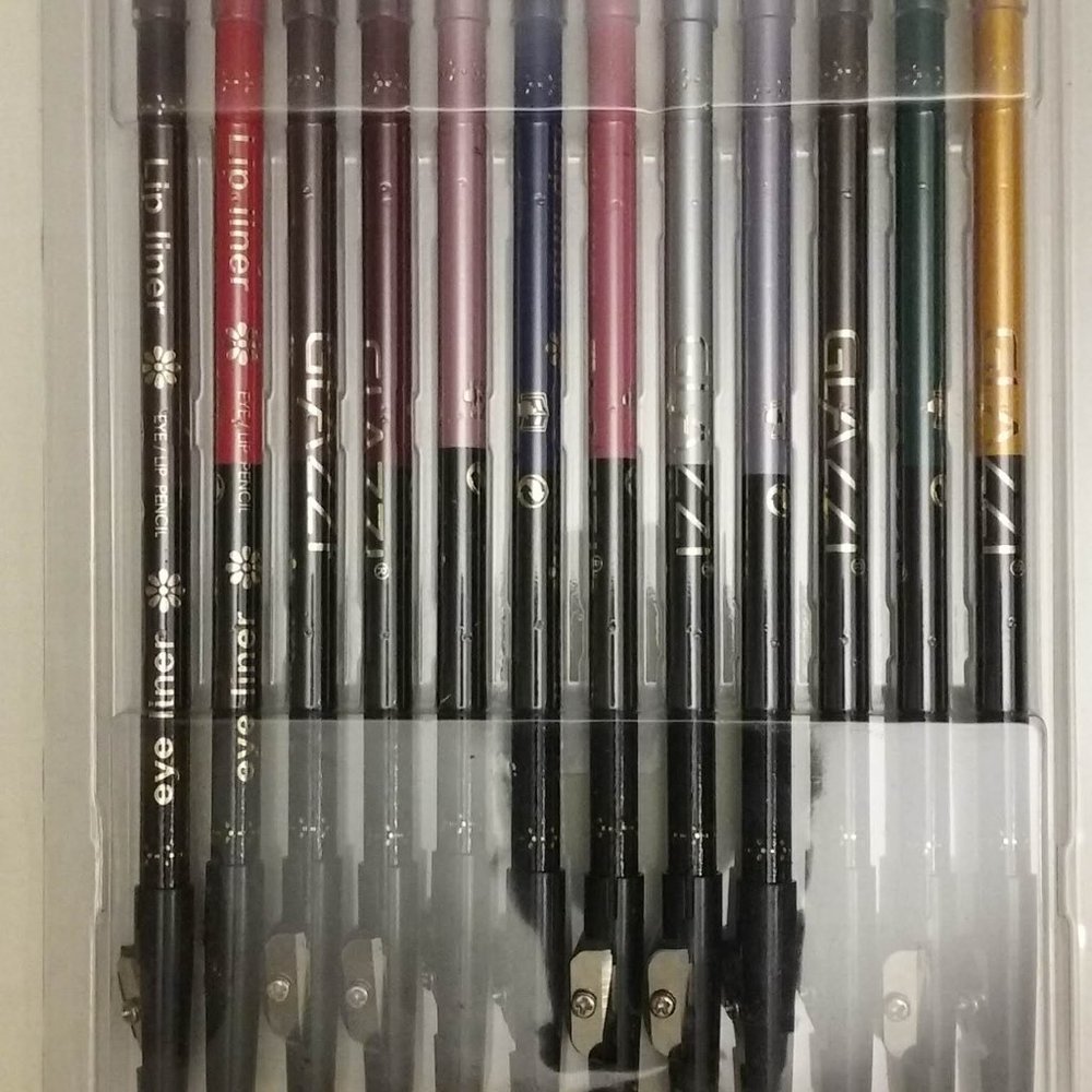 Glazzi Eye Lip Liner 12 piece Set, NEW-Last ONE